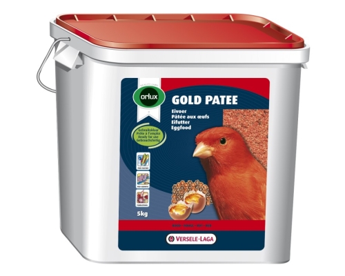 Versele Laga - Orlux Gold Patee Canaries red 5kg - pokarm jajeczny mokry dla czerwonych kanarków